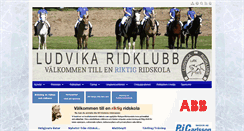 Desktop Screenshot of ludvikaridklubb.se