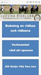 Mobile Screenshot of ludvikaridklubb.se