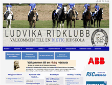 Tablet Screenshot of ludvikaridklubb.se